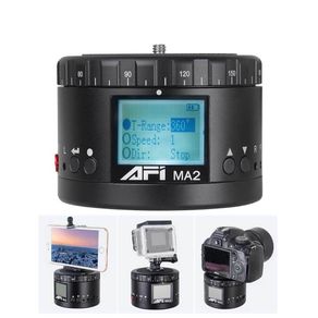 Cabeça Panorâmica Motorizada AFI MA2 360° Time-Lapse para Câmeras Mirrorless, DSLR e Smartphones