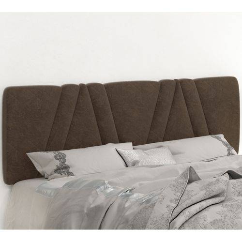 Cabeceira Painel Mille 140cm Suede Am Marrom
