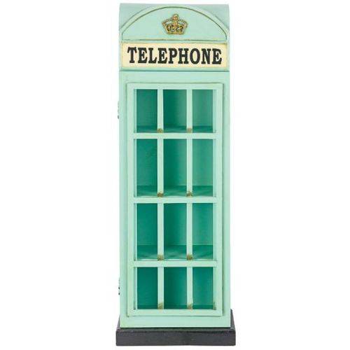 Cabine Telephone Azul Porta Cd Goods Br 80x28x18cm