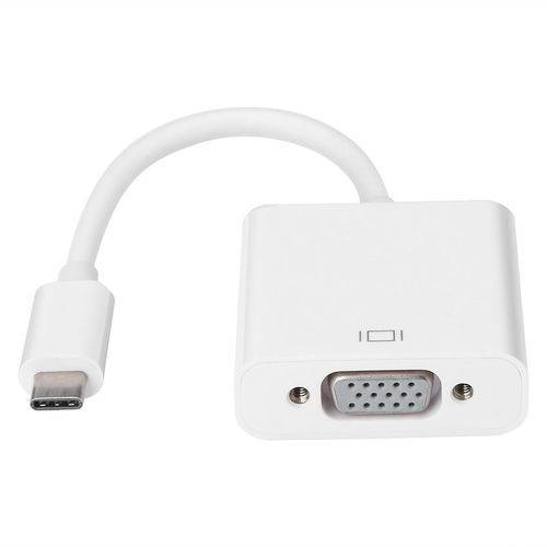 Cabo Adaptador Conversor USB Tipo-c para Vga Full HD