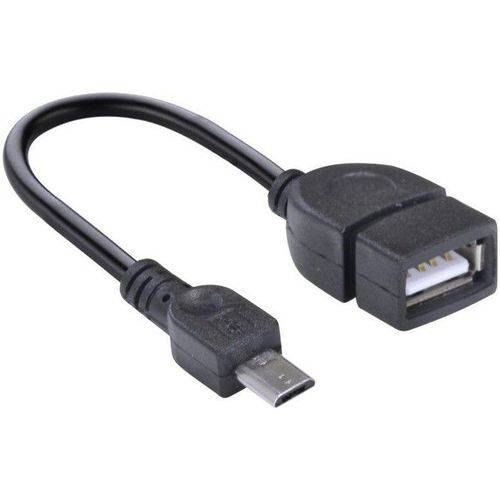 Cabo Adaptador Micro USB para USB Fêmea 15cm Vinik