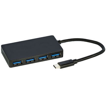 Cabo Adaptador USB Tipo C 3.1 HUB USB 3.0 4 Portas – Speed 5gbps
