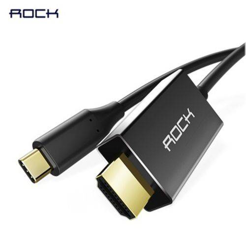 Cabo Audio&Vídeo Conversor Tipo-C P/ HDMI HD 4K 1.8 M - Rock