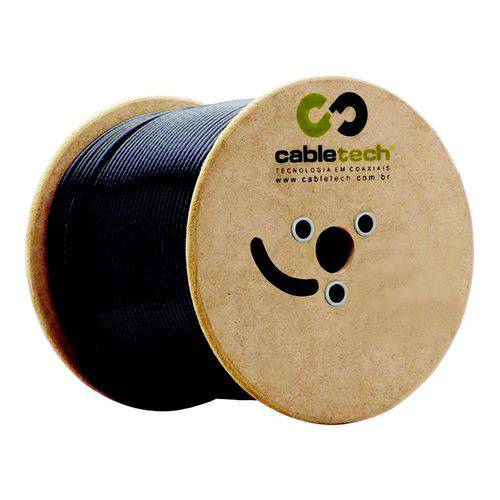 Cabo Coaxial Cabletech Rge-59 67% 305mts Preto