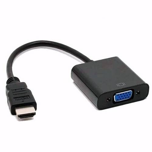Cabo Conversor HDMI X VGA Sem Áudio - ELCS para DVD, VÍDEO GAME - ELCS