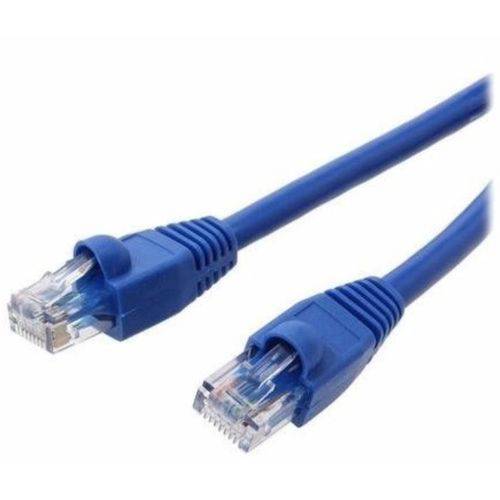 Cabo de Rede Ethernet Lan Rj45 Cat5e Azul 15 Metros