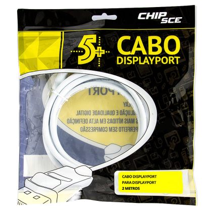 Cabo Displayport para Displayport, ChipSce 2 Metros