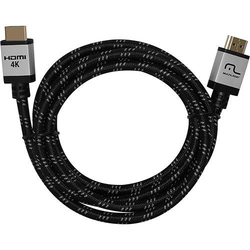 Cabo HDMI 2.0 4K Nylon 3m - Multilaser