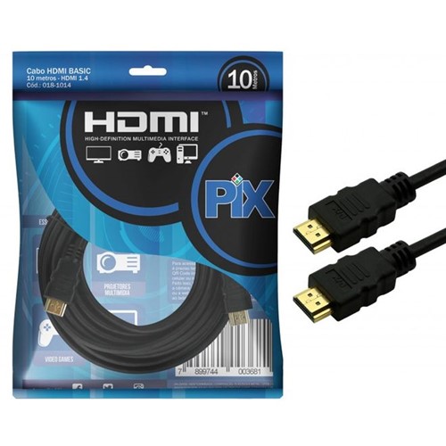 Cabo HDMI 1.4 4K Ultra HD 10,0m 018-1014 Pix