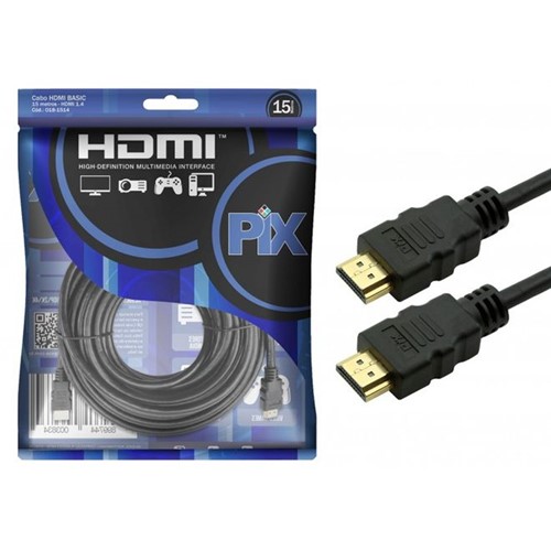 Cabo HDMI 1.4 4K Ultra HD 15,0m 018-1514 Pix
