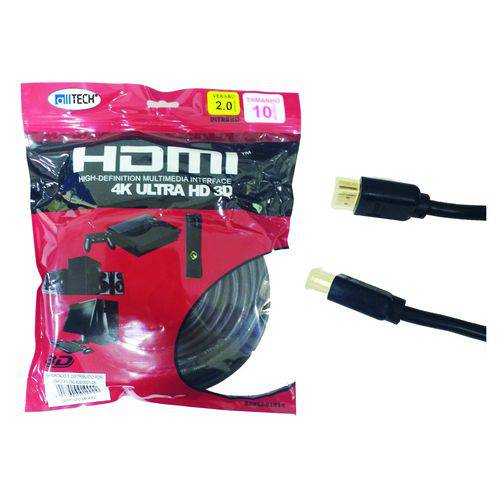 Cabo HDMI 4k 10 Metros