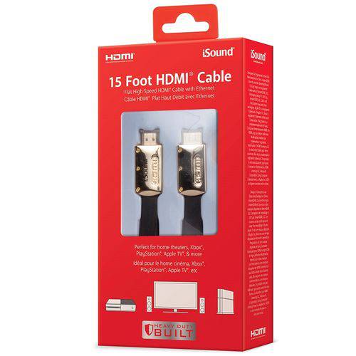 Cabo HDMI ISound com Ethernet 4.5 Metros