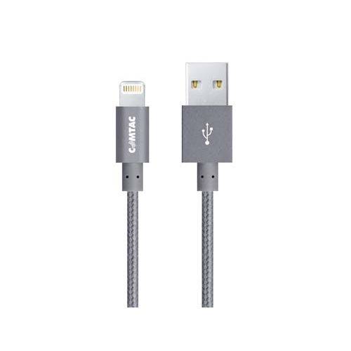 Cabo Lightning / USB com Certificação Mfi Apple - Cinza Grafite - 1 Metro - Comtac