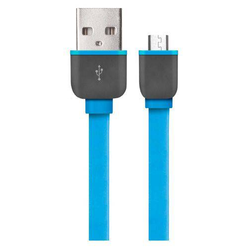 Cabo Micro USB 5 Pinos Multilaser - Azul
