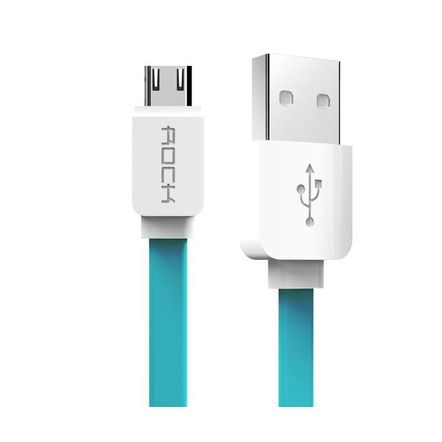 Cabo Rock Energia e Dados USB/Micro USB Cabo Energia/Dados USB/Micro USB - Rock-Azul