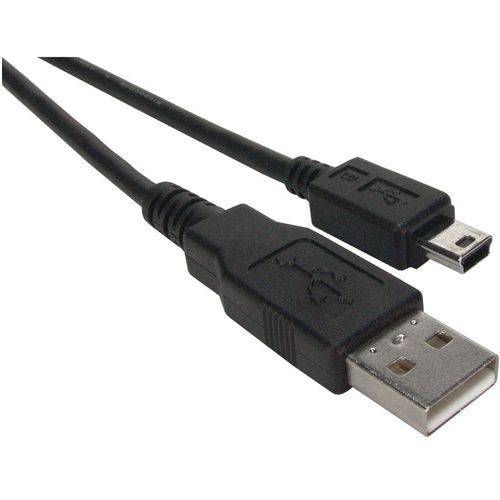 Cabo USB 2.0 - AM (Macho) > Mini USB (Macho) 0,8m MD9 - 7110