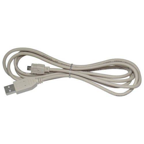 Cabo USB a Macho X Mini USB 4p 1,8m Branco Loud