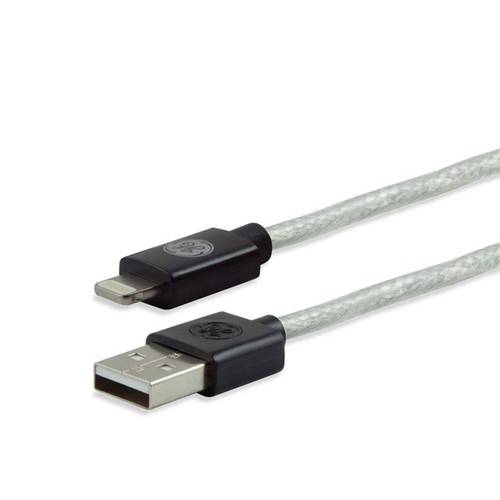 Cabo USB General Electric Pro de 1,80m Ultra Resistente com Conector Lightning Apple GE Cabo USB General Electric Pro de 1,80m Ultra Resistente com Conector Apple