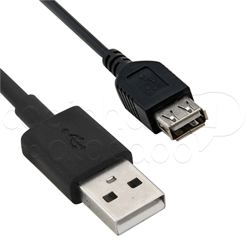 Cabo USB Macho para USB Fêmea - 1,5m