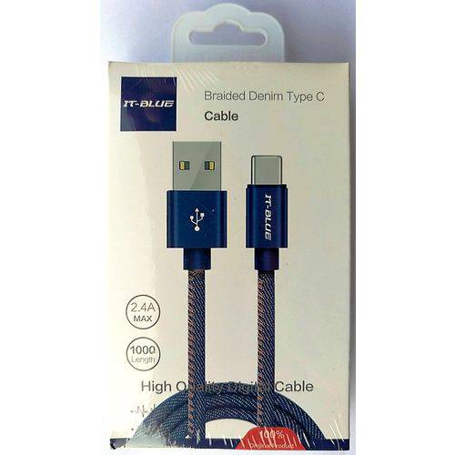 Cabo USB - Tipo C - 2.4 a - It-blue