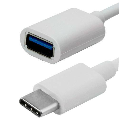 Cabo Usb Tipo C + a Fêmea - 3 Metros - Usb 3.1 Super Speed 5gbps - Chip Sce 5+ 018-7483