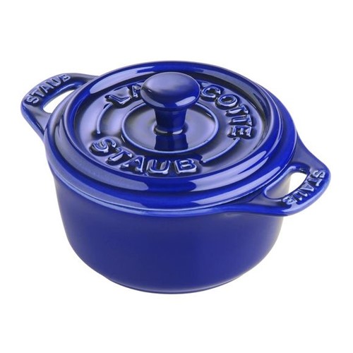 Caçarola Redonda 10Cm Azul Marinho Ceramica - Staub - 405107860