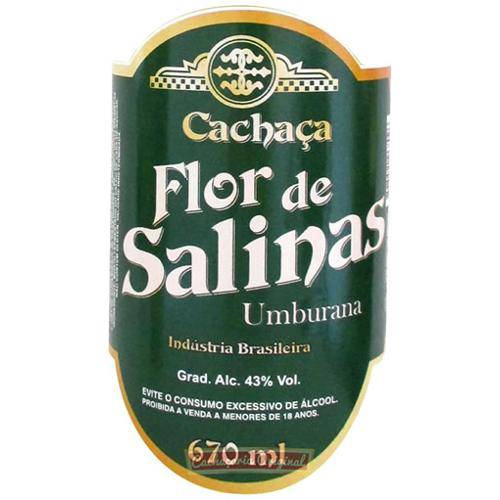 Cachaça Flor de Salinas 670ml 670ml