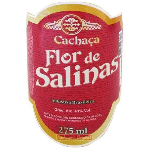 Cachaça Flor de Salinas 275ml