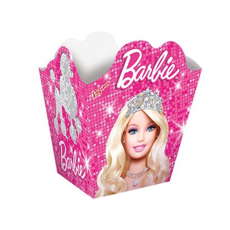 Cachepot Barbie Moda e Magia- 08 Unidades