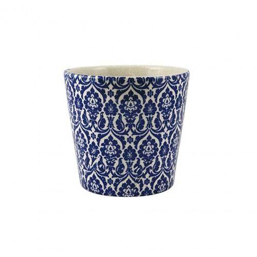 Cachepot Cerâmica Azulejo Português M