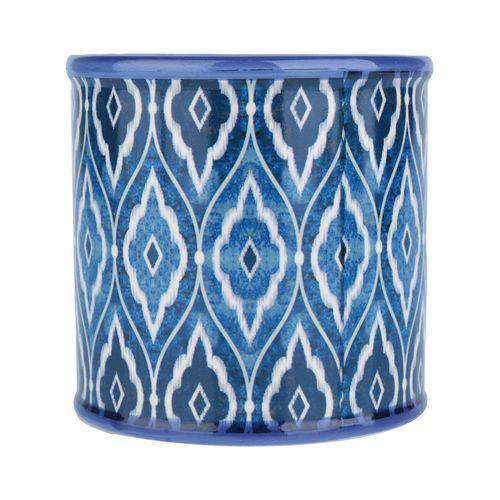 Cachepot Ceramica Rounded Marrocan Blue Peq