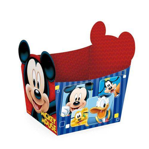 Cachepot Cestinha para Lembrancinha Mickey Mouse 10 Unidades Cromus