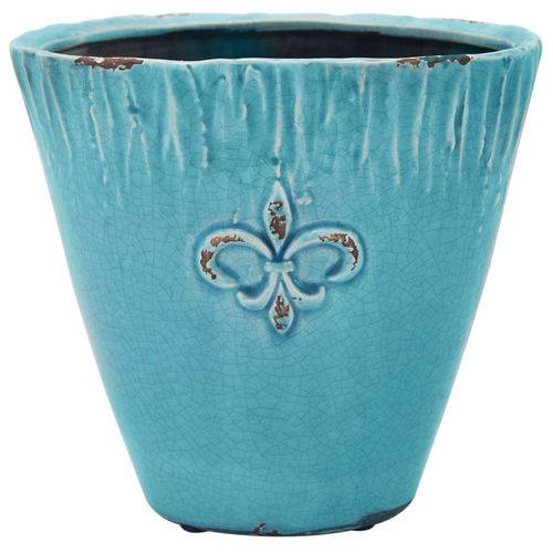 Cachepot de Cerâmica Liz Azul I