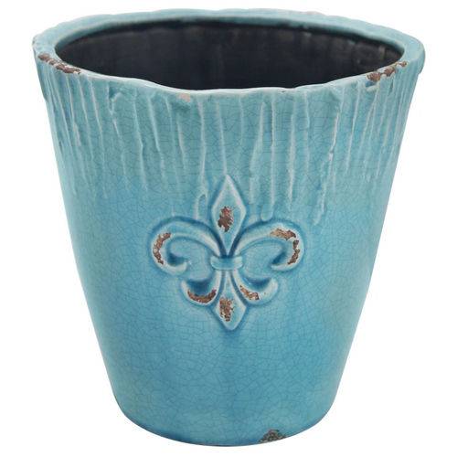Cachepot de Cerâmica Liz Azul II