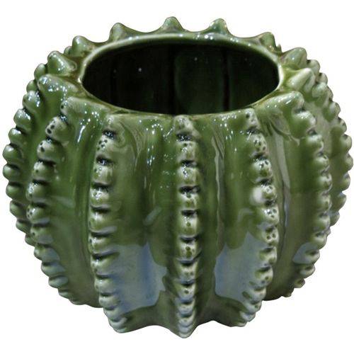 Cachepot de Cerâmica Verde Barrel Cactus 40395 Urban