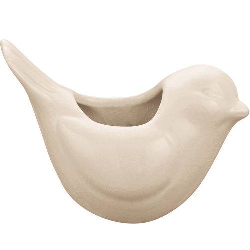 Cachepot Passaro Nude em Ceramica