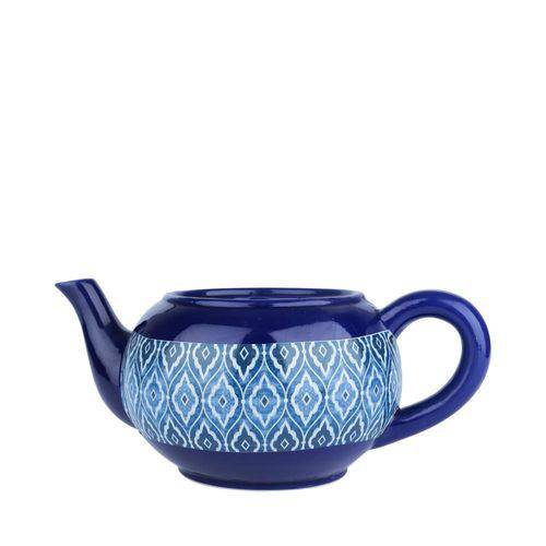Cachepot Teapot Blue Marrocan Azul