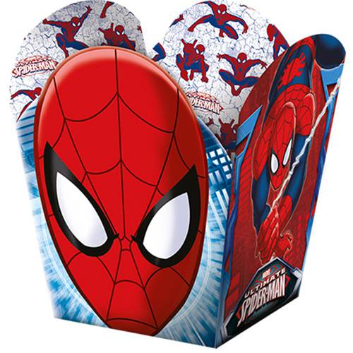 Cachepot Ultimate Spider Man 8 Unidades Regina Festas