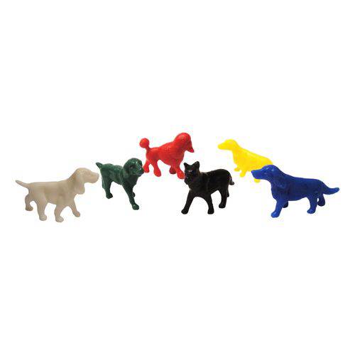 Cachorrinhos Colorido - Pacote com 4 Unidades