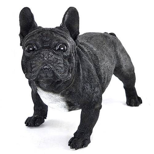 Cachorro Bulldog Frances Oscar Pet Amigo Decorativo Resina
