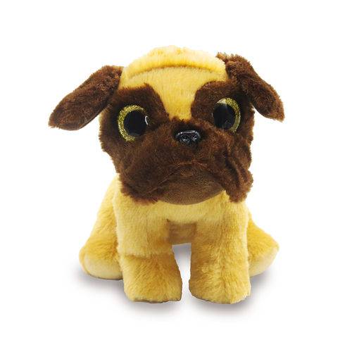 Cachorro de Pelúcia 22cm - Pug - Unik Toys