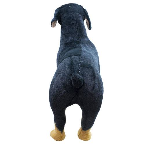 Cachorro Rottweiler Realista 68cm - Pelúcia