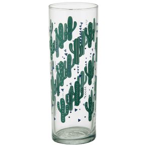 Cactus Copo Long Drink 300 Ml Incolor/verde
