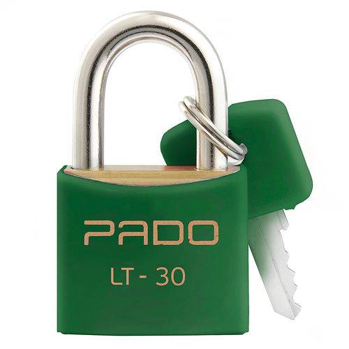 Cadeado com Chaves Colors - LT 30mm - Verde - Pado