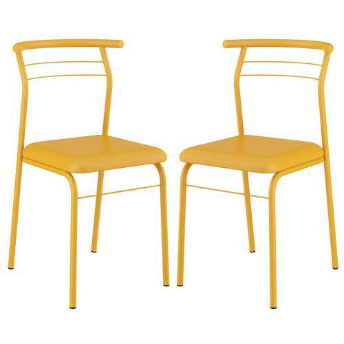 Cadeira 1708 Color 02 Unidades Amarelo Ouro Carraro