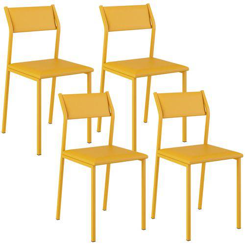 Cadeira 1709 Color Uv 04 Unidades Amarela Carraro