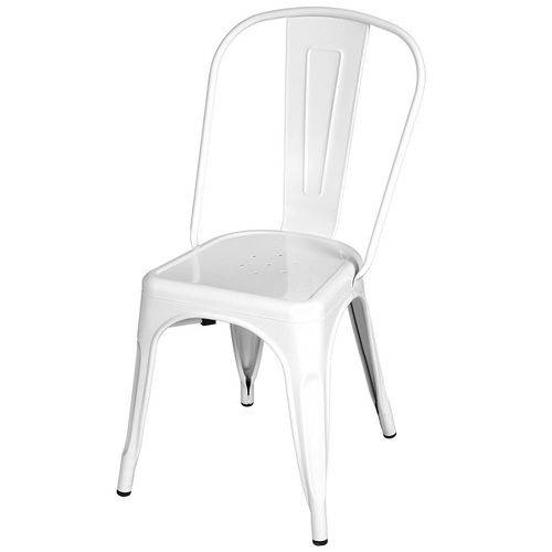 Cadeira Aço Carbono Pintura Epóxi Umix 315 Branca