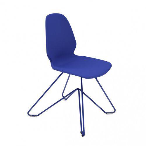 Cadeira Aço e Polipropileno Cloud Spider OMP Azul