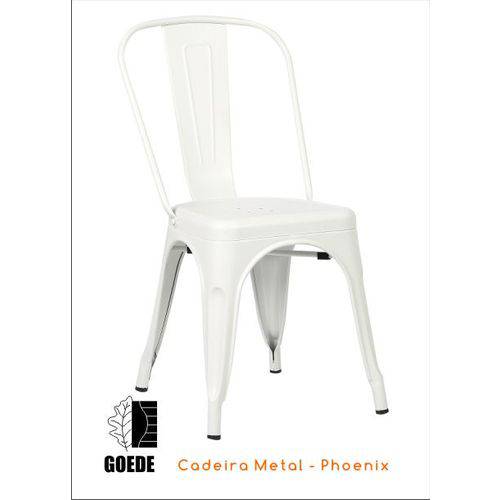 Cadeira Aço Phoenix Branca