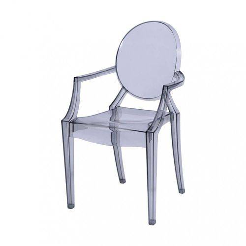 Cadeira Acrílica com Braço OR Design Incolor